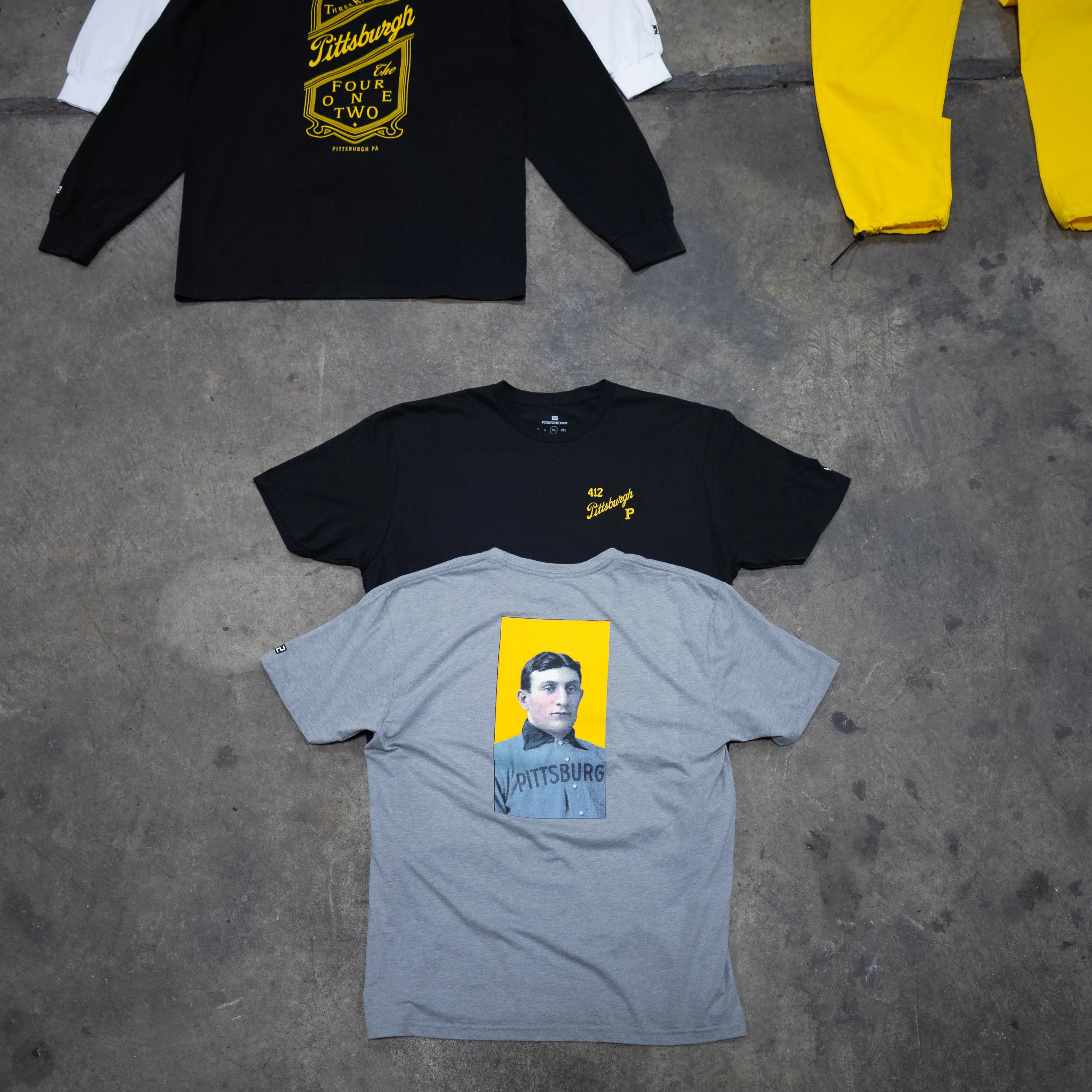 Chilly Day Essentials Seasonal Wear 412? Honus Wagner Script SS Tee