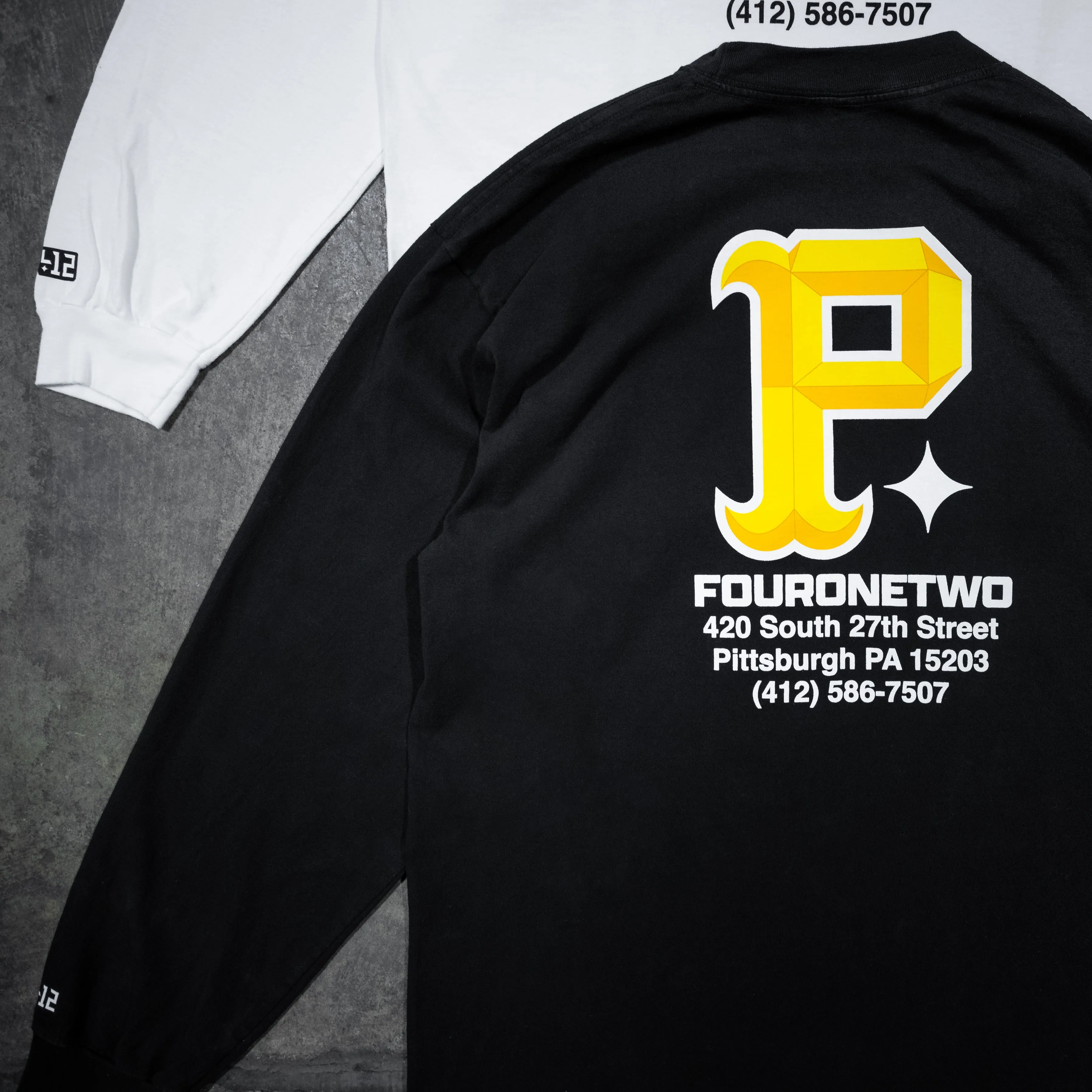 412? LS Shop Tee Fashionable Wear