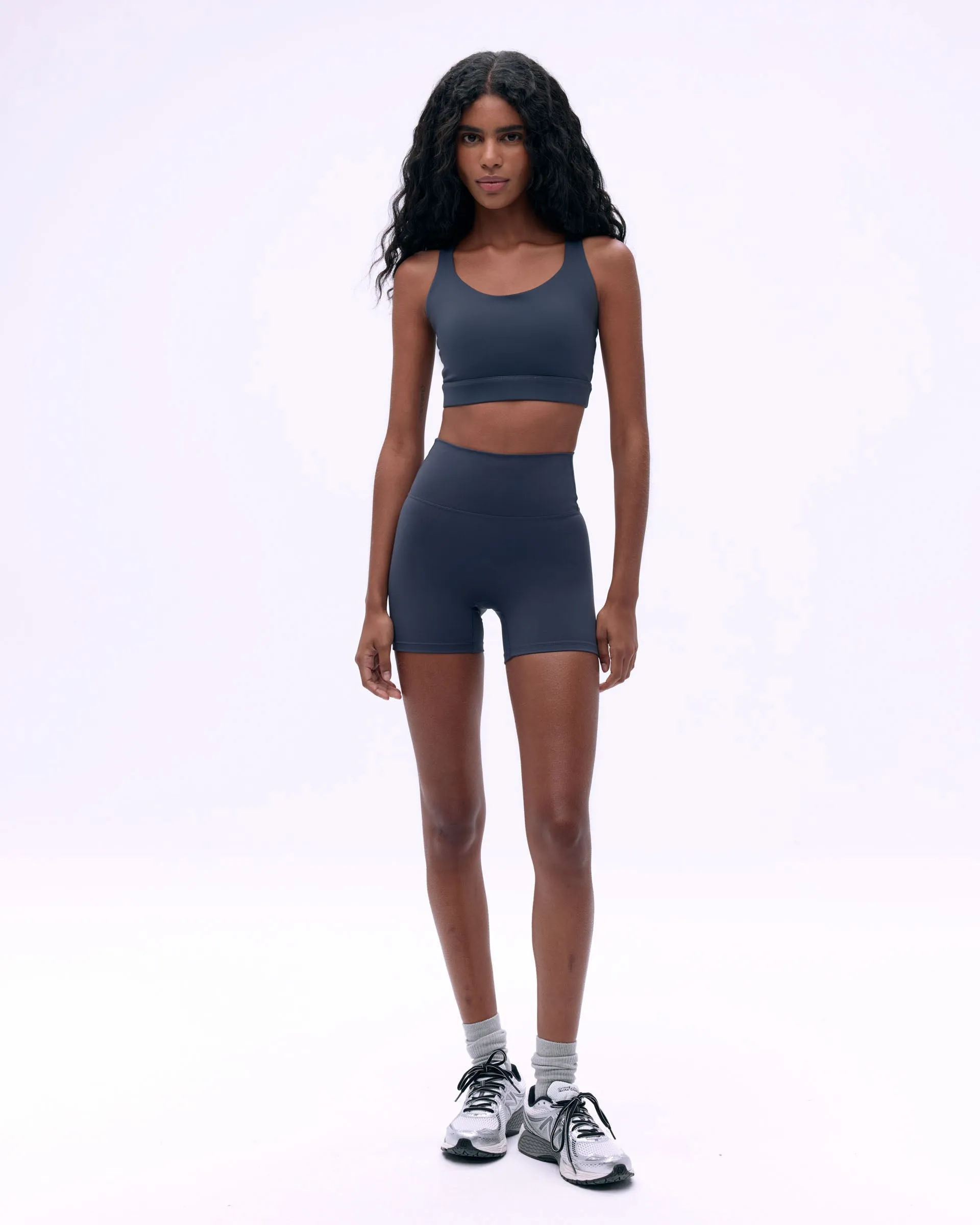 Ultimate Crop Shorts - Midnight Blue Anti Static Technology RecycledPolyester