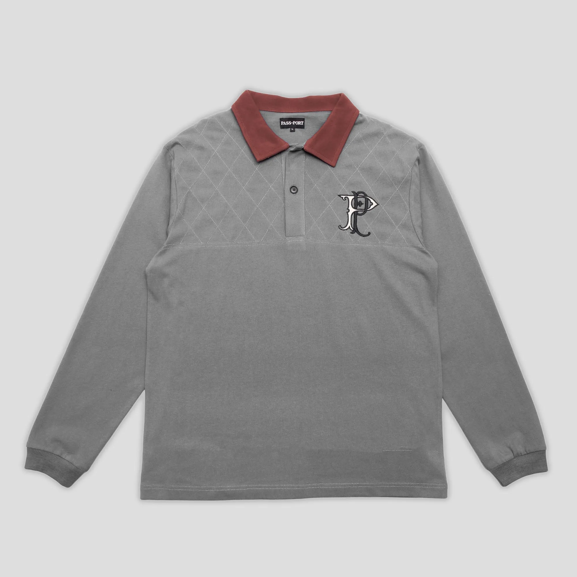 Pass~Port Monogram Jersey - Grey Subtle Details