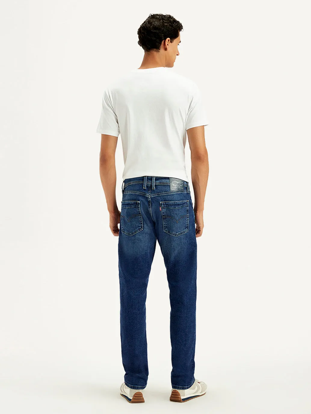 Casual Chic Men's 513 Blue Slim Straight Fit Mid Rise Jeans