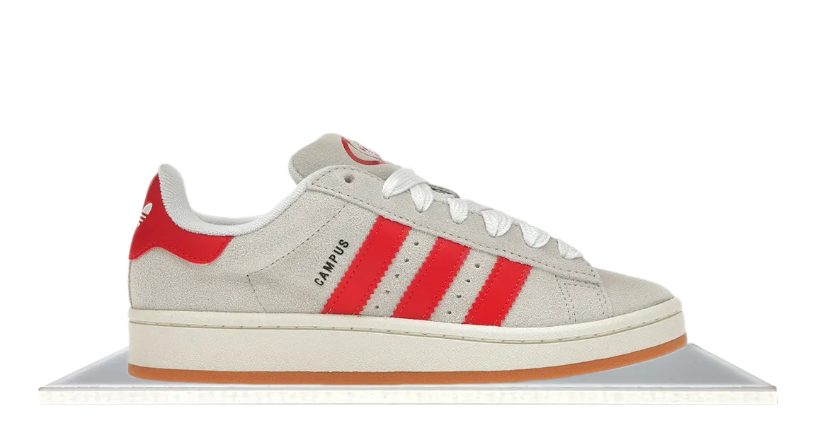 Anti Abrasion Adidas Campus 00s Crystal White Better Scarlet