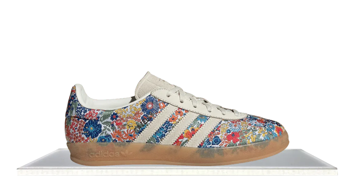 adidas Gazelle Indoor Liberty London Floral Embroidery Meadow Path Low Top