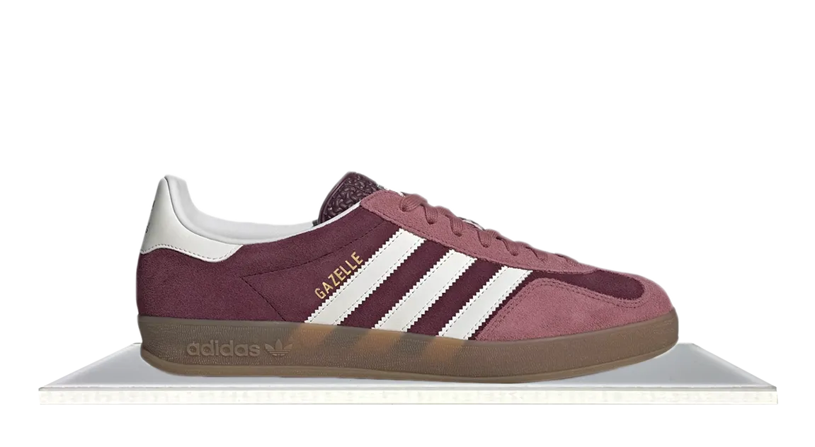All Terrain Traction Adidas Gazelle Indoor Maroon Preloved Crimson