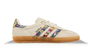 Adidas Gazelle Indoor x Liberty London Floral Embroidery Stripes Low Top Style All Around