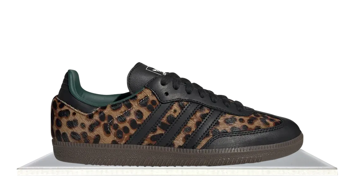 Toe Space Summer Outfit Adidas Samba 'Black Green Leopard'