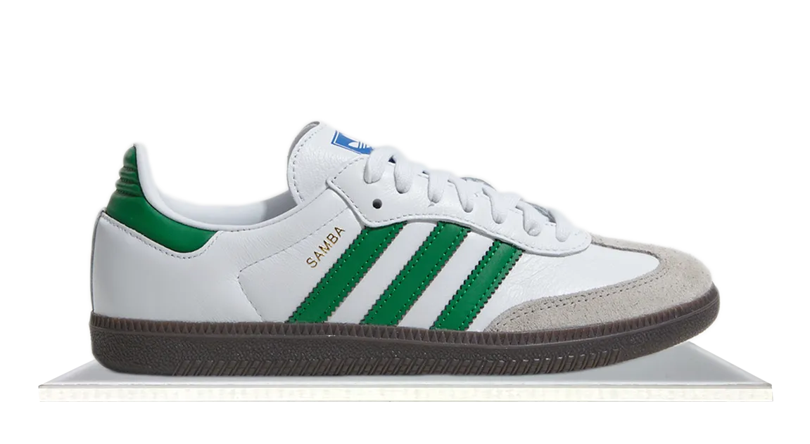 Adidas Samba White Green Relaxed Feel