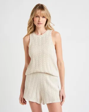 Performance Wear Fit Light and Fresh Cosette Crochet Tank