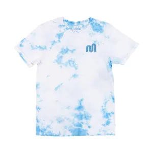 Mythical Embroidered Tee (Blue Crystal Wash) Cozy Design Lightweight Comfort