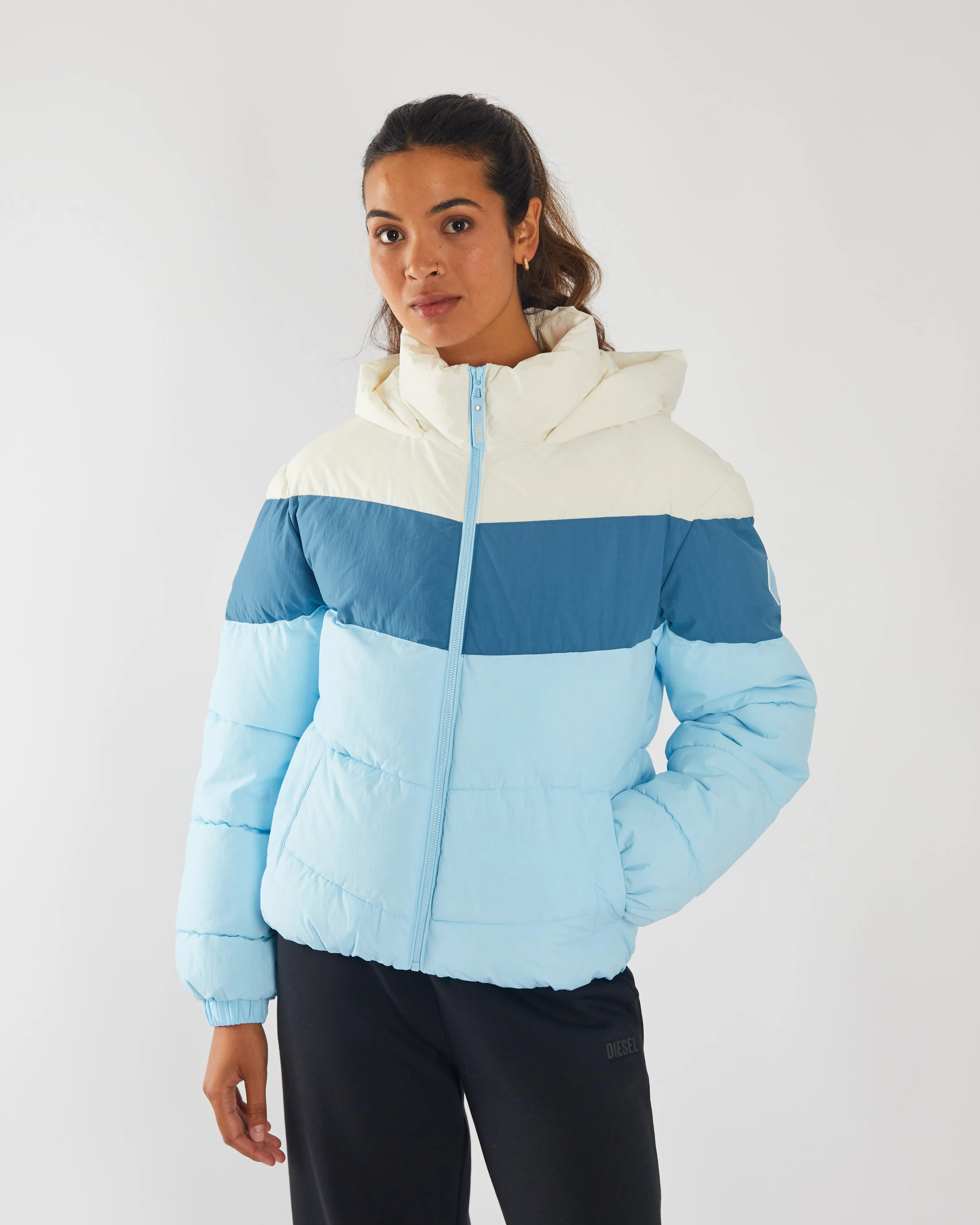 Afta Jacket Blue Multi Bonded Edge Finish