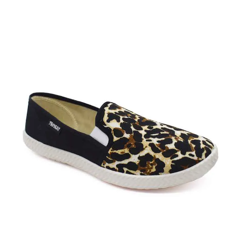 Tomcat Slip-On Canvas Shoes - Leopard Essential Wear