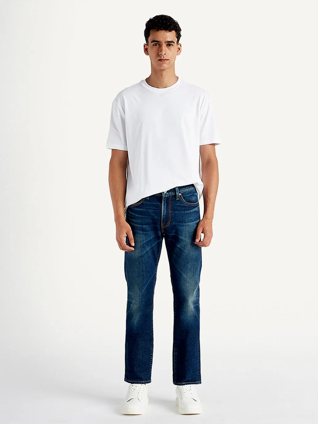 Men's 511 Blue Slim Fit Mid Rise Jeans Quality Staple