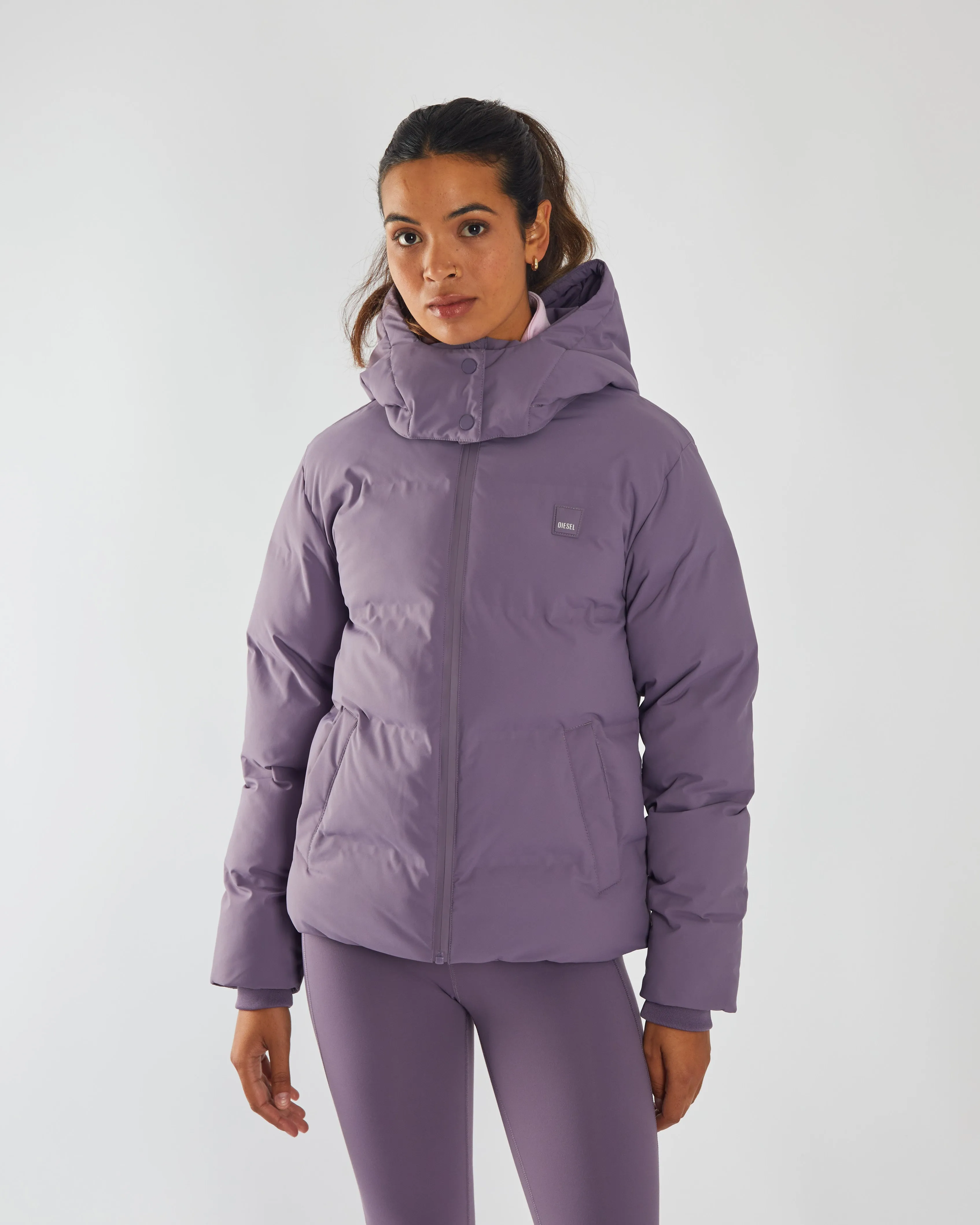 Weekend Ready Look Moisture Managing Liner Aline Jacket Lavender Dust
