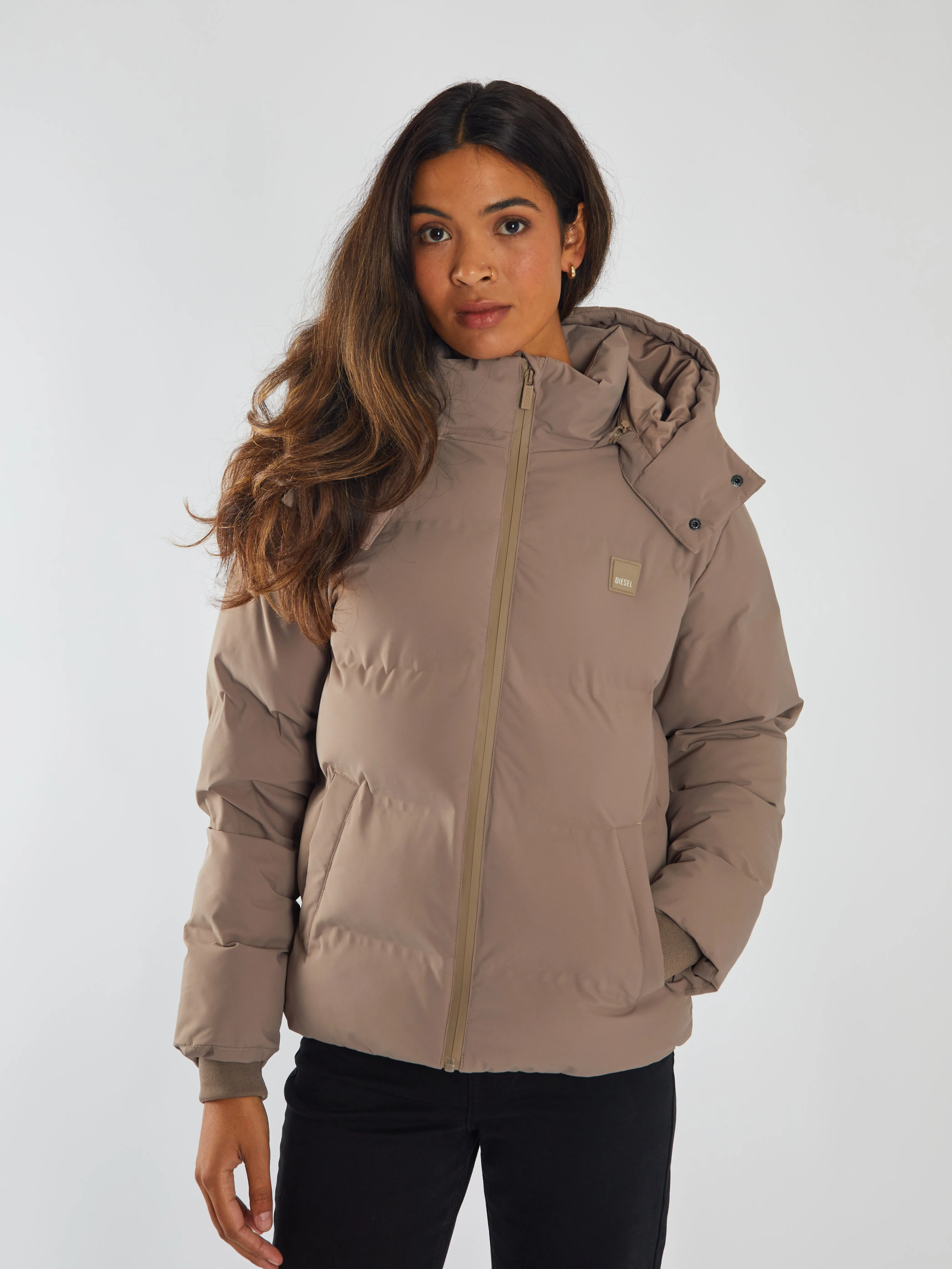 Aline Jacket Mink Fade Resistant Dye