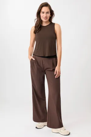 Work Friendly All Day Long Pants - Terra
