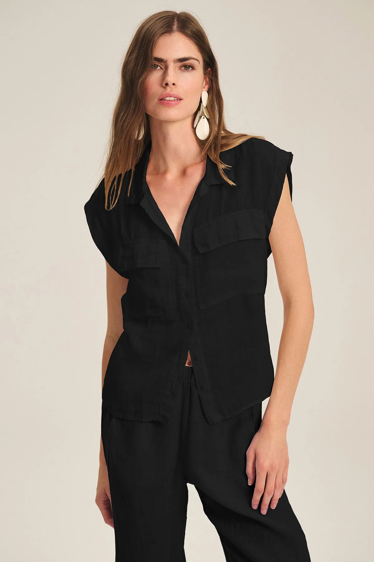 Street Comfort Active Layering TASHA LINEN TOP