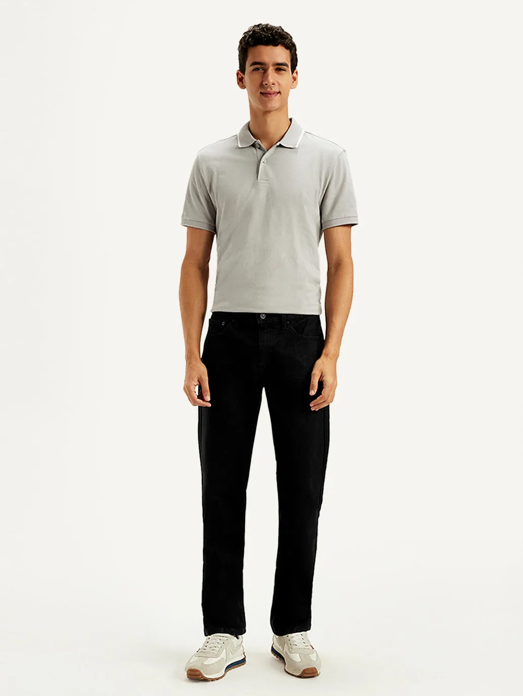 Parent Style Evening Stroll Festival Outfit Men's 511 Black Slim Fit Mid Rise Jeans