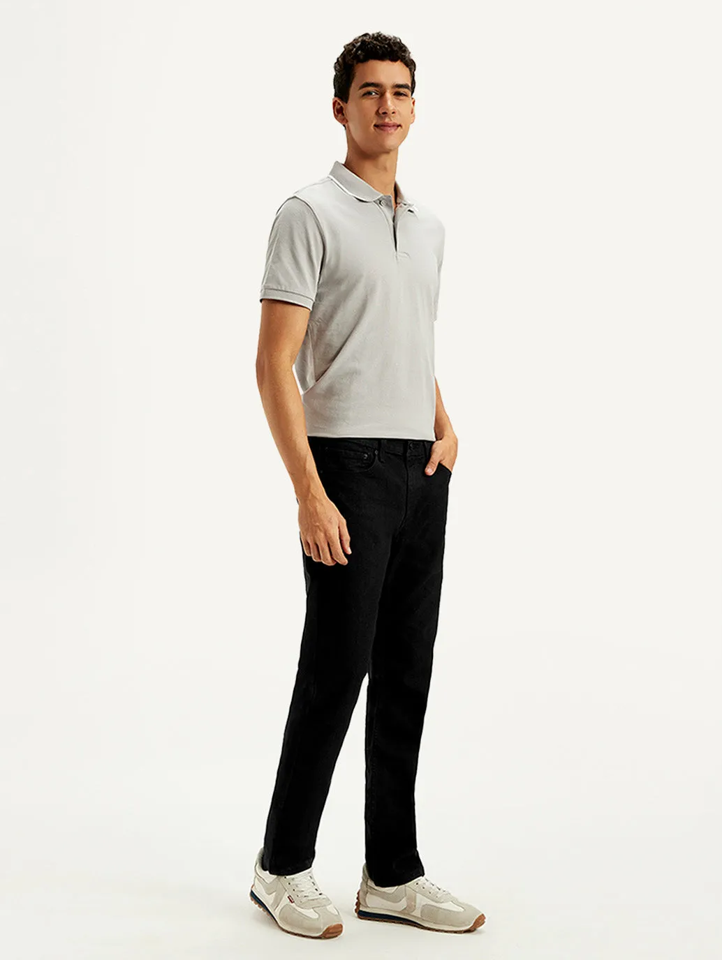 Sustainable Beach Day Men's 511 Black Slim Fit Mid Rise Jeans