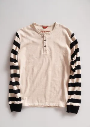 Motor Henley Sweat-Absorbing Fitted Design