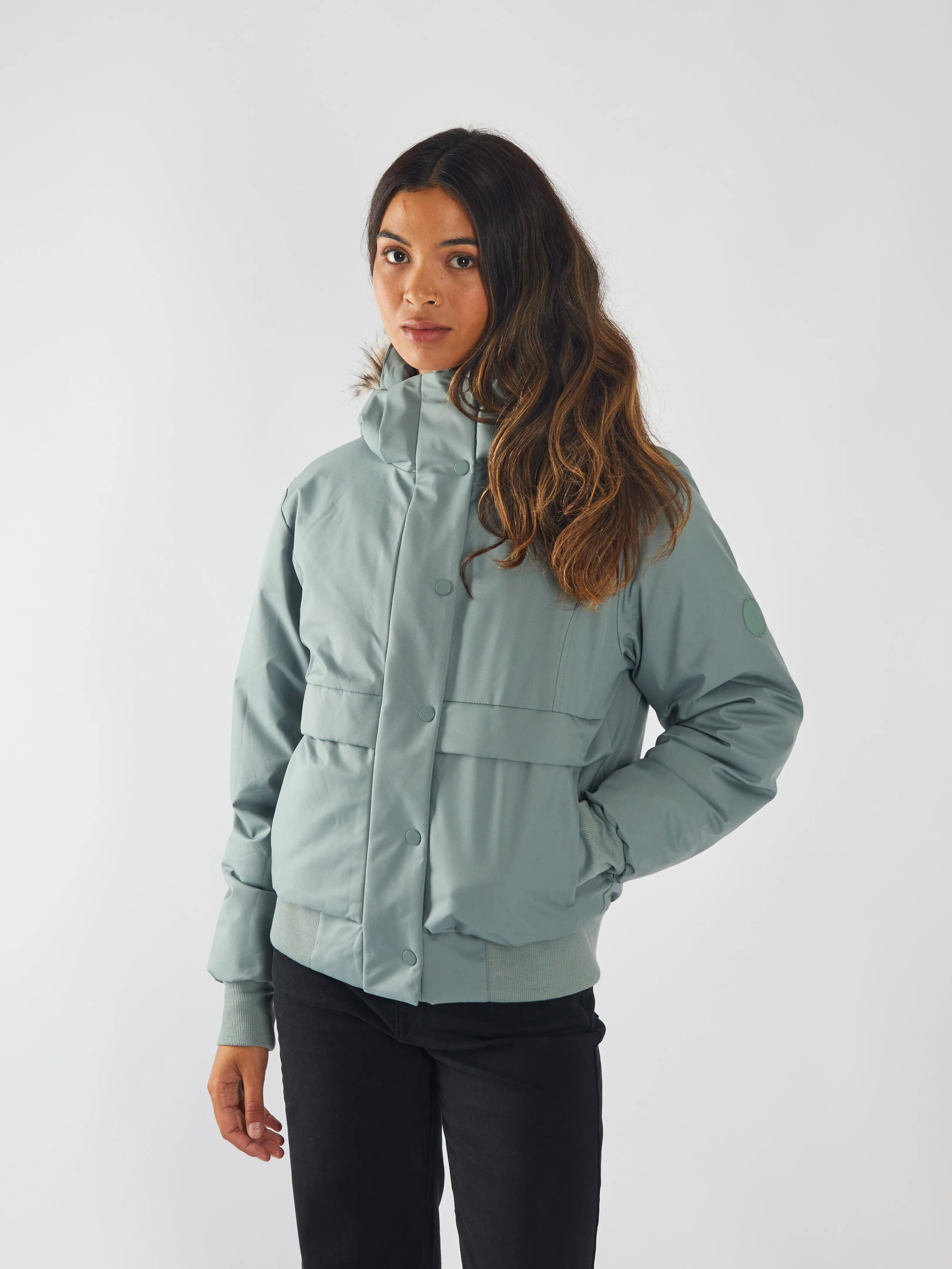 All Seasons Basic Layers Evelyn Jacket Sage Leaf
