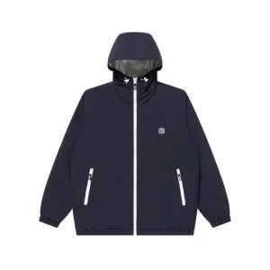 SMALL OG NYLON MOUNTAIN PARKA NAVY Waterproof Shell Adjustable Hood System