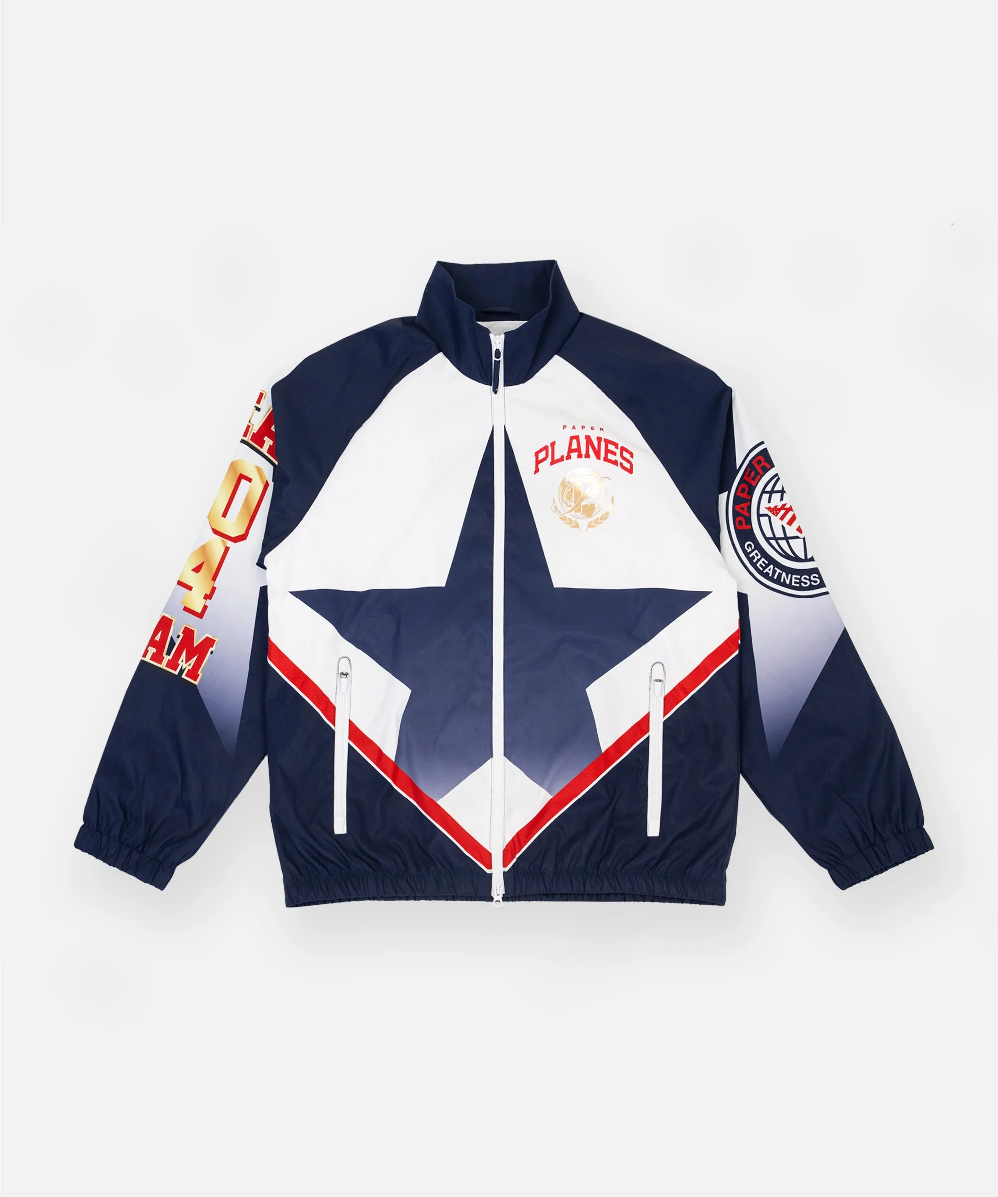 LightPadding Convertible Silhouette Gold Medal Track Jacket