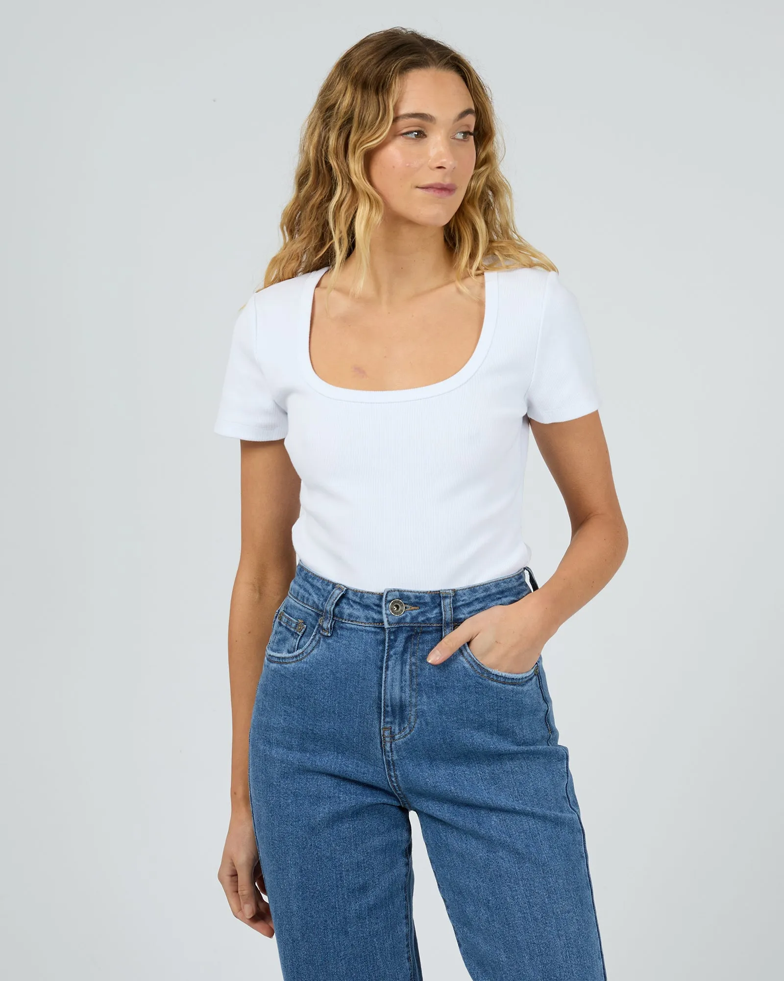 Mia Tee White Active Comfort Wear