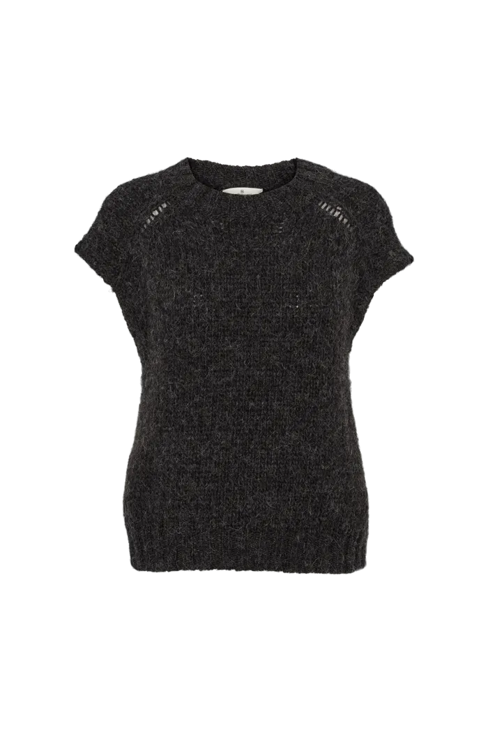 Apuana Vest - Dark Grey Mel. Homewear Style