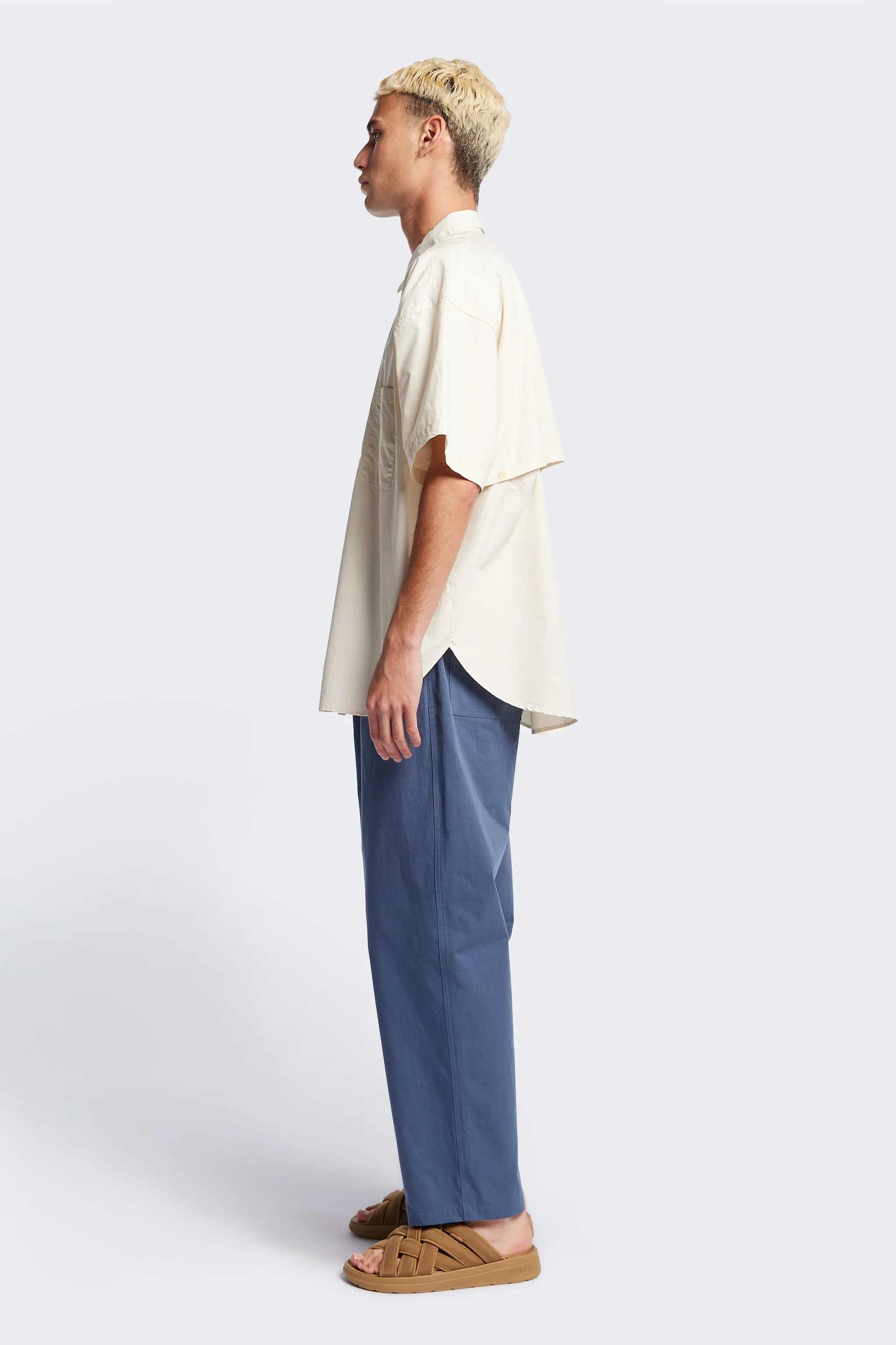 Wrinkle Free Care Aquifer S/S Shirt Ecru