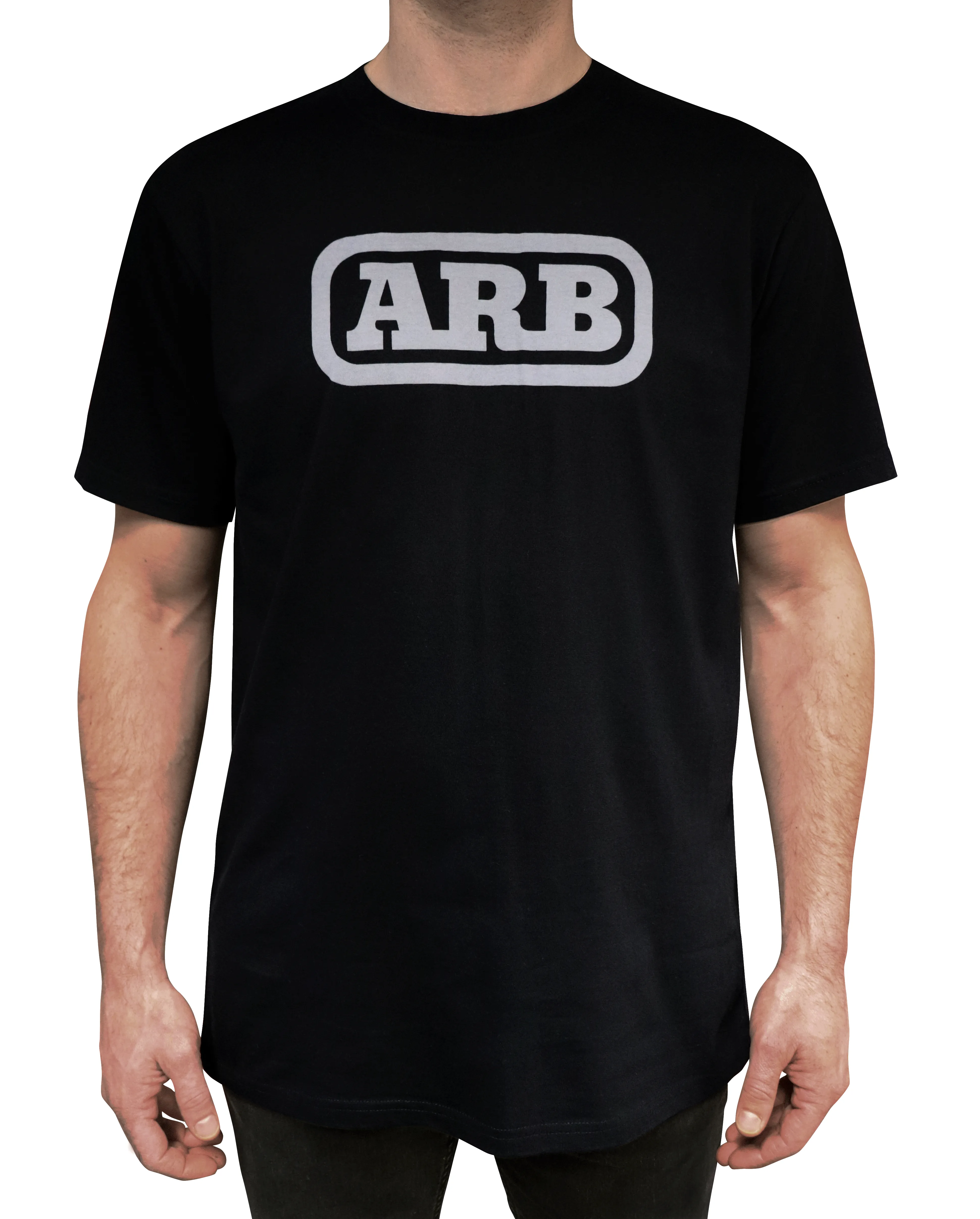 Stretchable Collar Band ARB Core Tee - BLACK - Men's