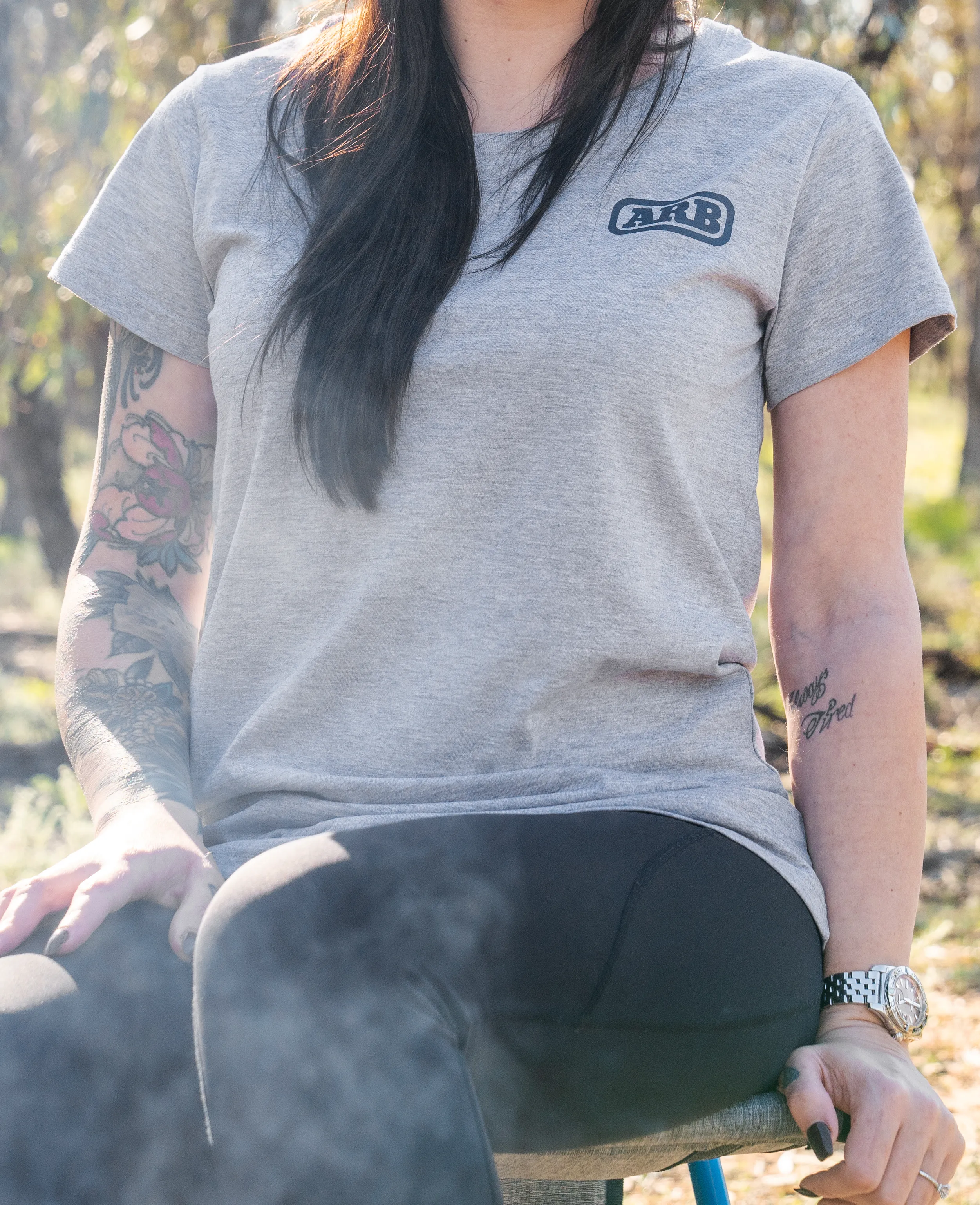 ARB Core Tee - GREY MARLE - Women's Easygoing Wear