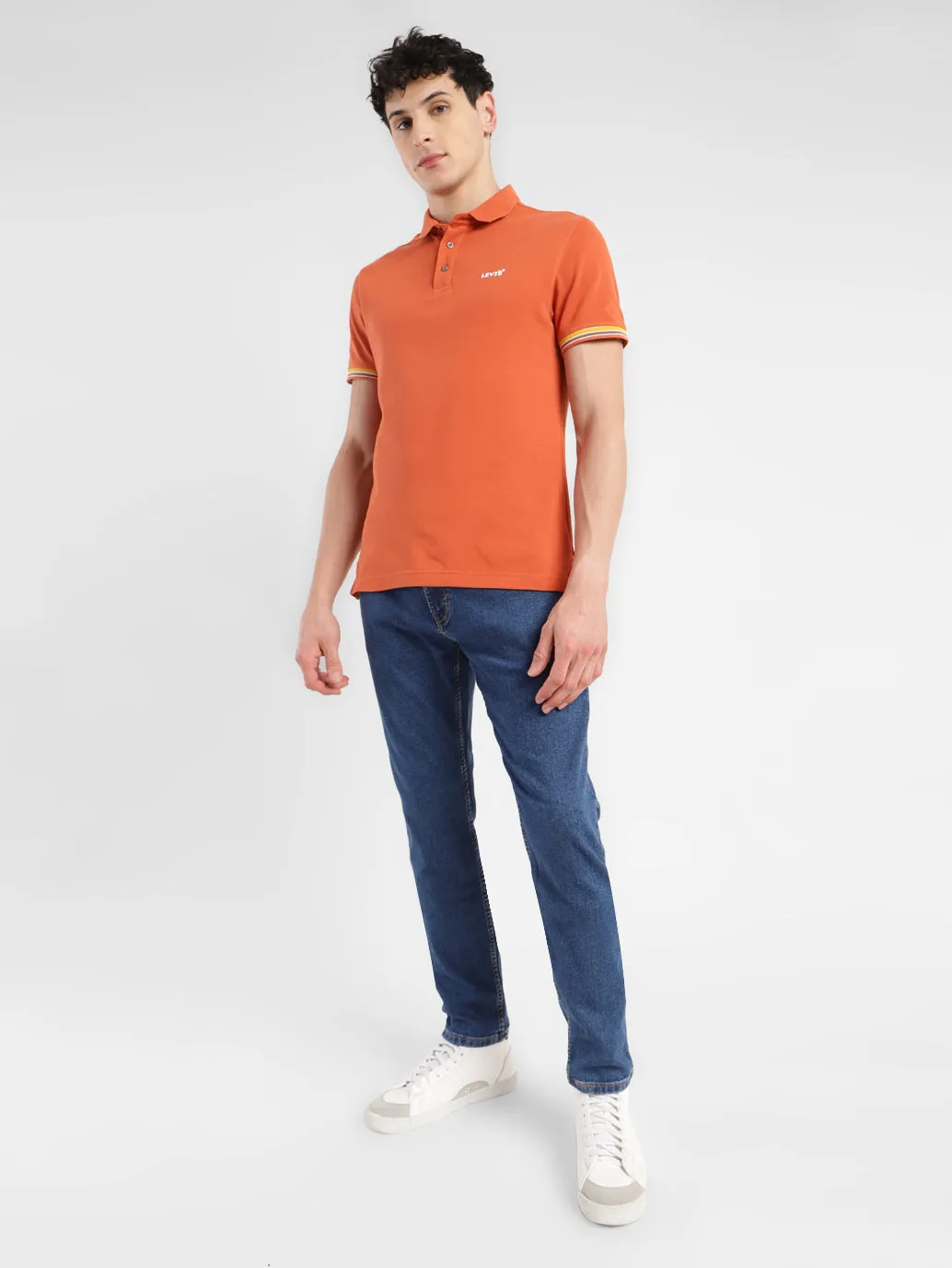 Stylish Daily Wear Parent Style Modern Casual Men's 512 Navy Blue Slim Tapered Fit Mid Rise Jeans