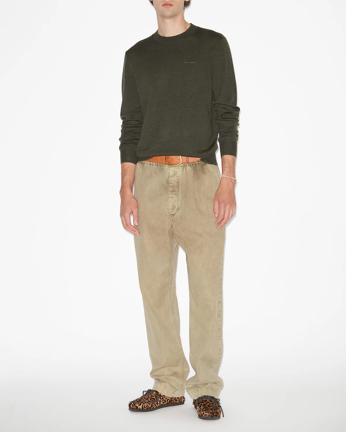 BASILE SWEATER Smooth zipper closure