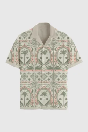 Reinforced Elbow Patches Breathable Lining Beach Club Button Up