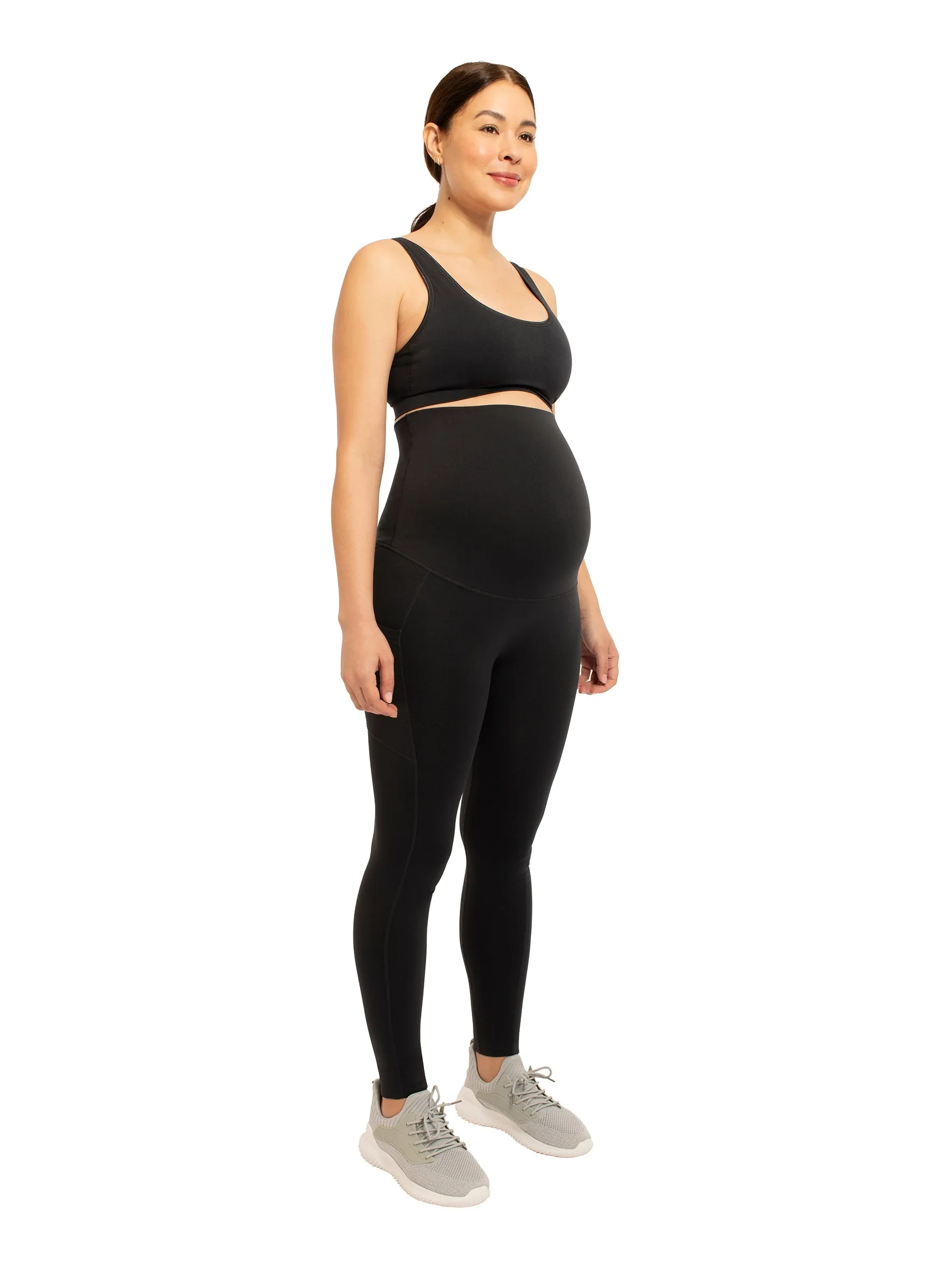 Seamless Maternity Active  Leggings Organic Cotton maternity wear