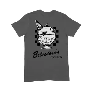 Belvedere's Ice Cream Shop Tee (Cookies & Cream) Structured silhouette