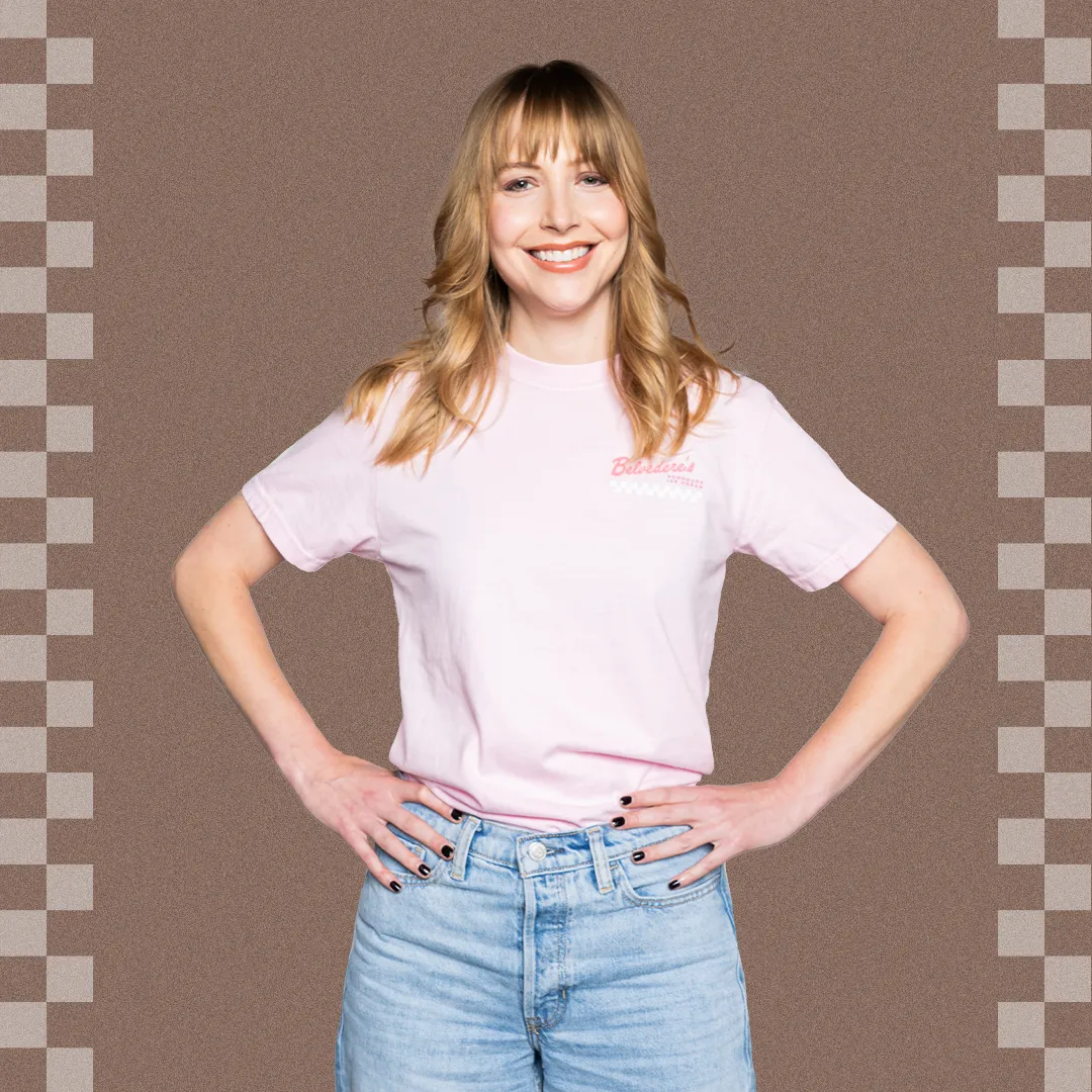 comfortable option Comfortable Layering Belvedere's Ice Cream Shop Tee (Strawberry)