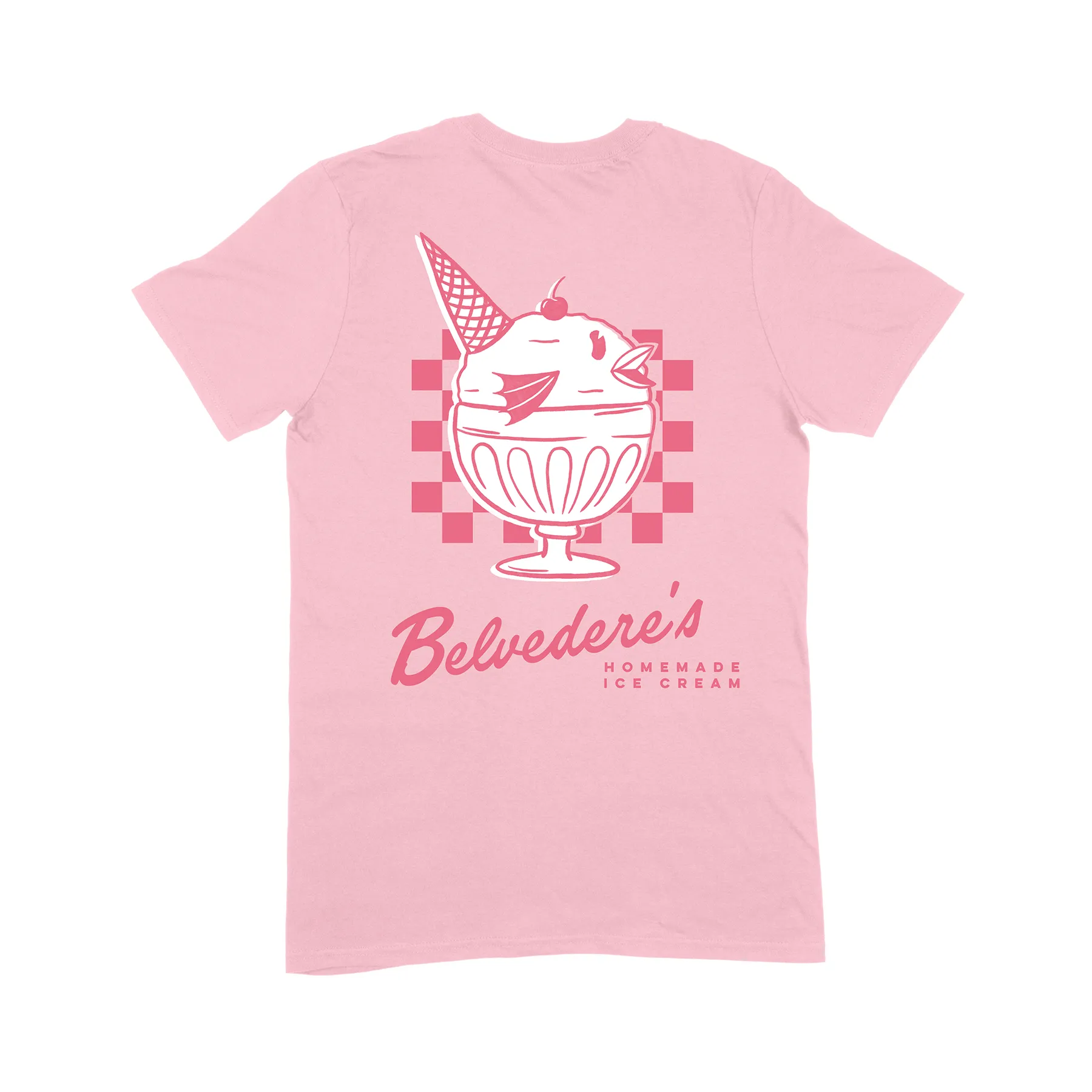 Belvedere's Ice Cream Shop Tee (Strawberry) Comfy Choice