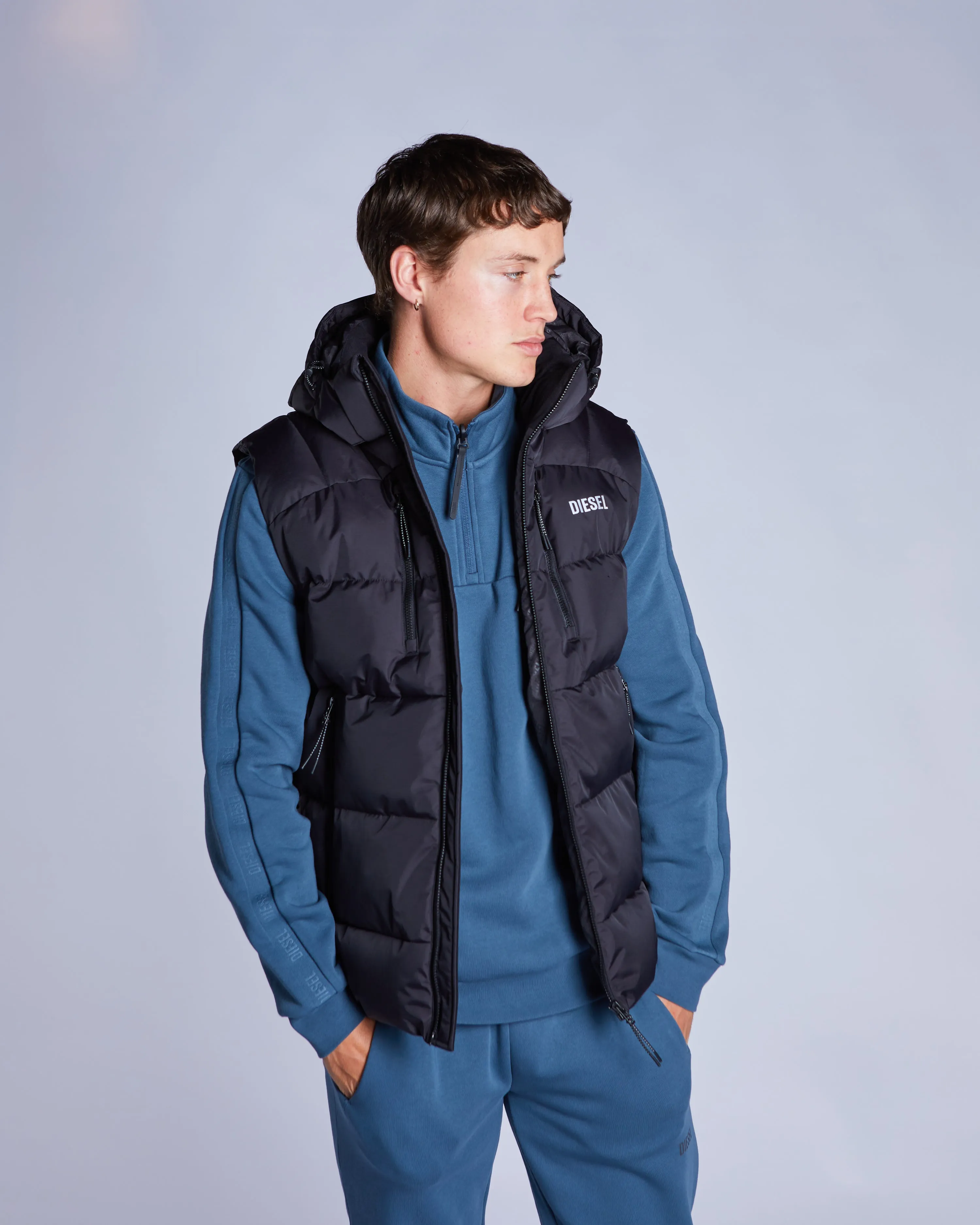 Beno Gilet New Black Non Irritating Seams