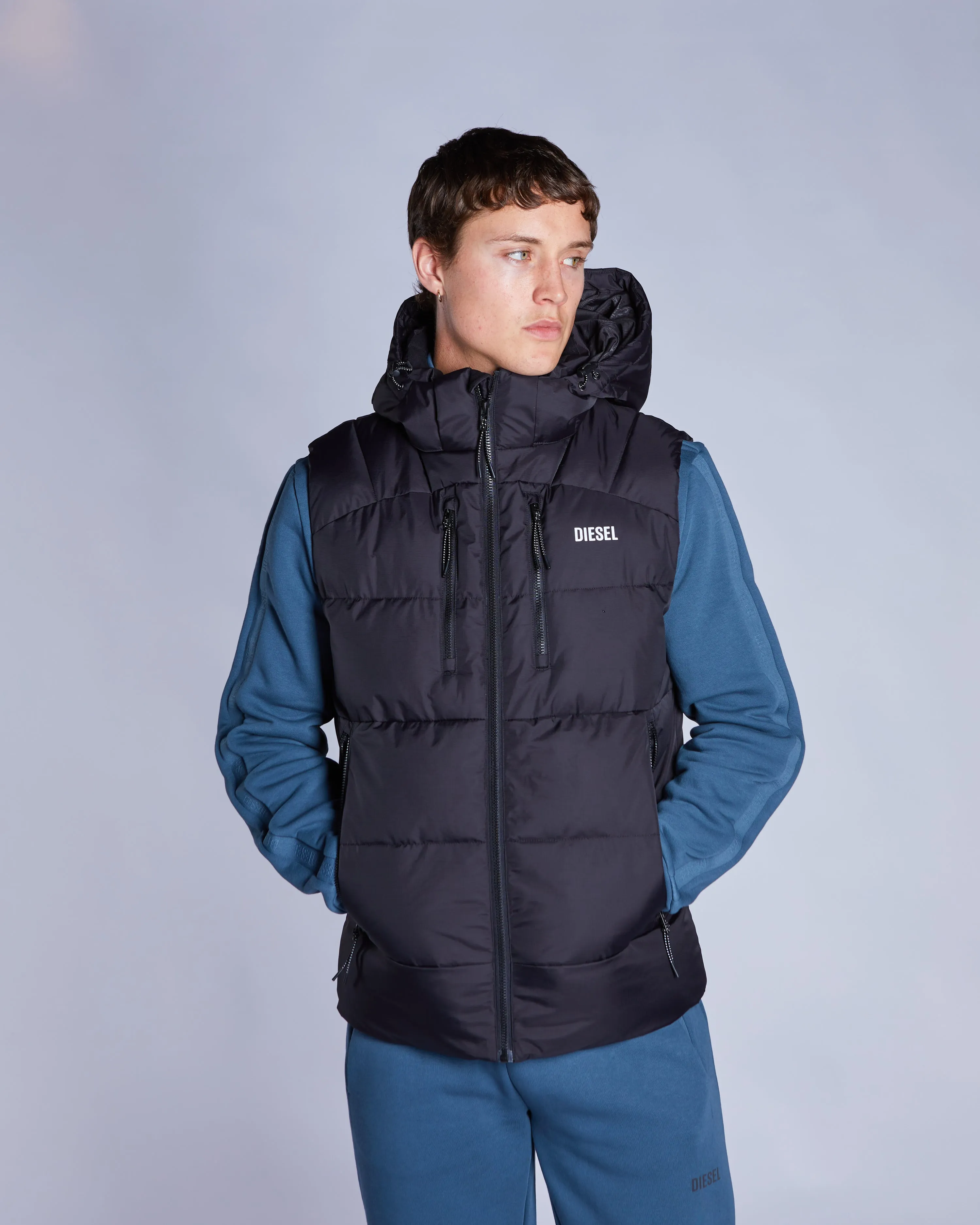 Versatile Design Anti Slip Shoulder Beno Gilet New Black