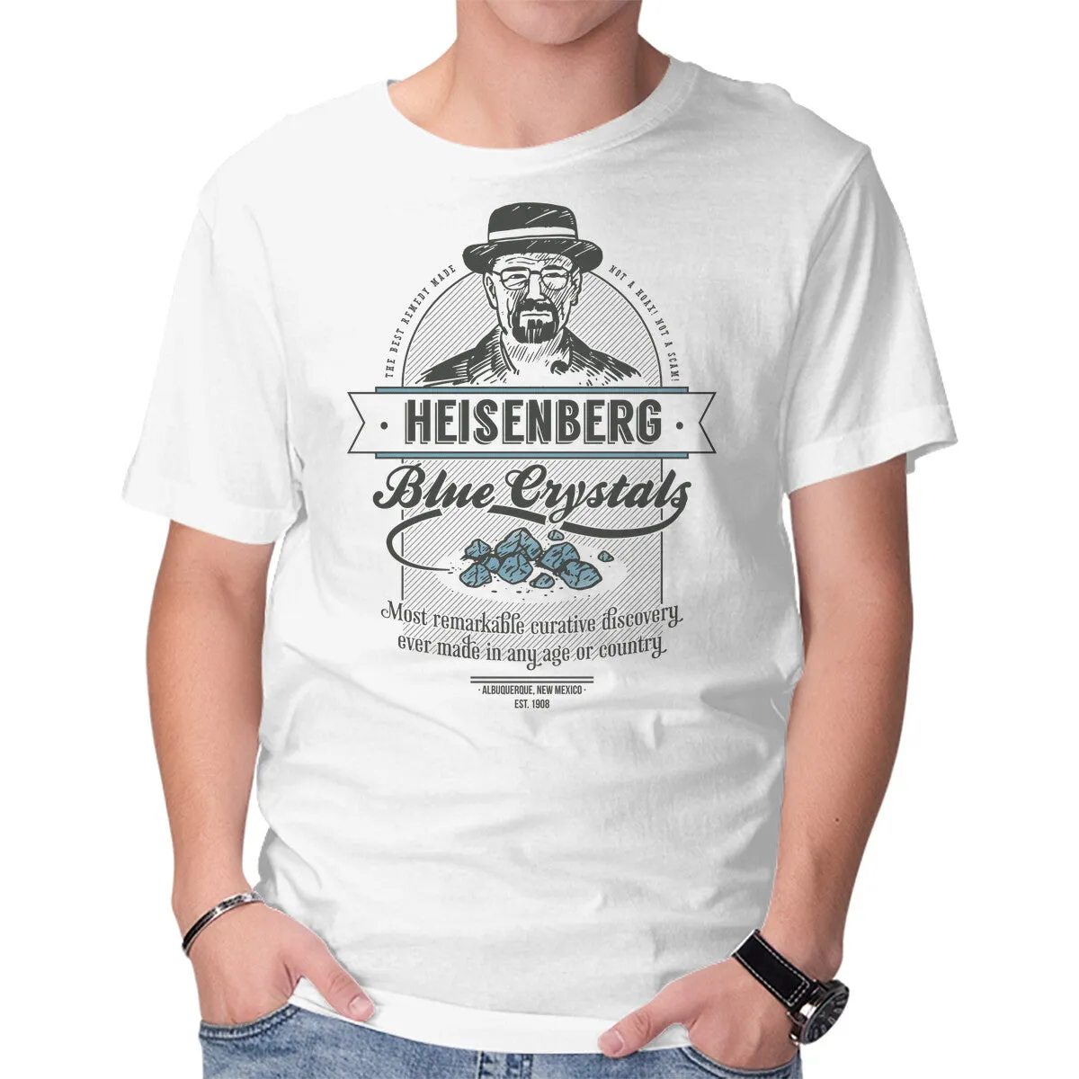 Blue Crystals Remedy Minimalist fashion Comfy Fit Wear