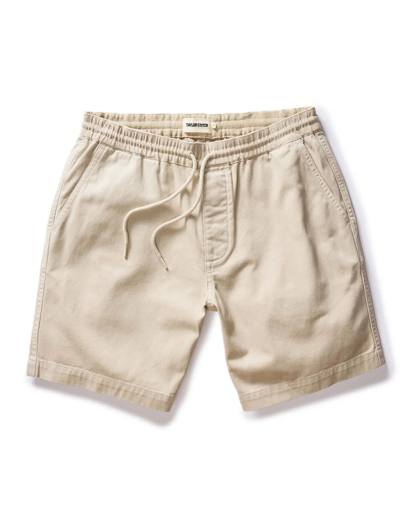 The Apres Short in Organic Aged Stone Foundation Twill Blazer