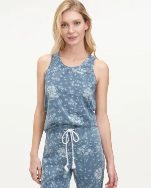 Botanical Floral Tank Everyday Casual Relaxed fit wear