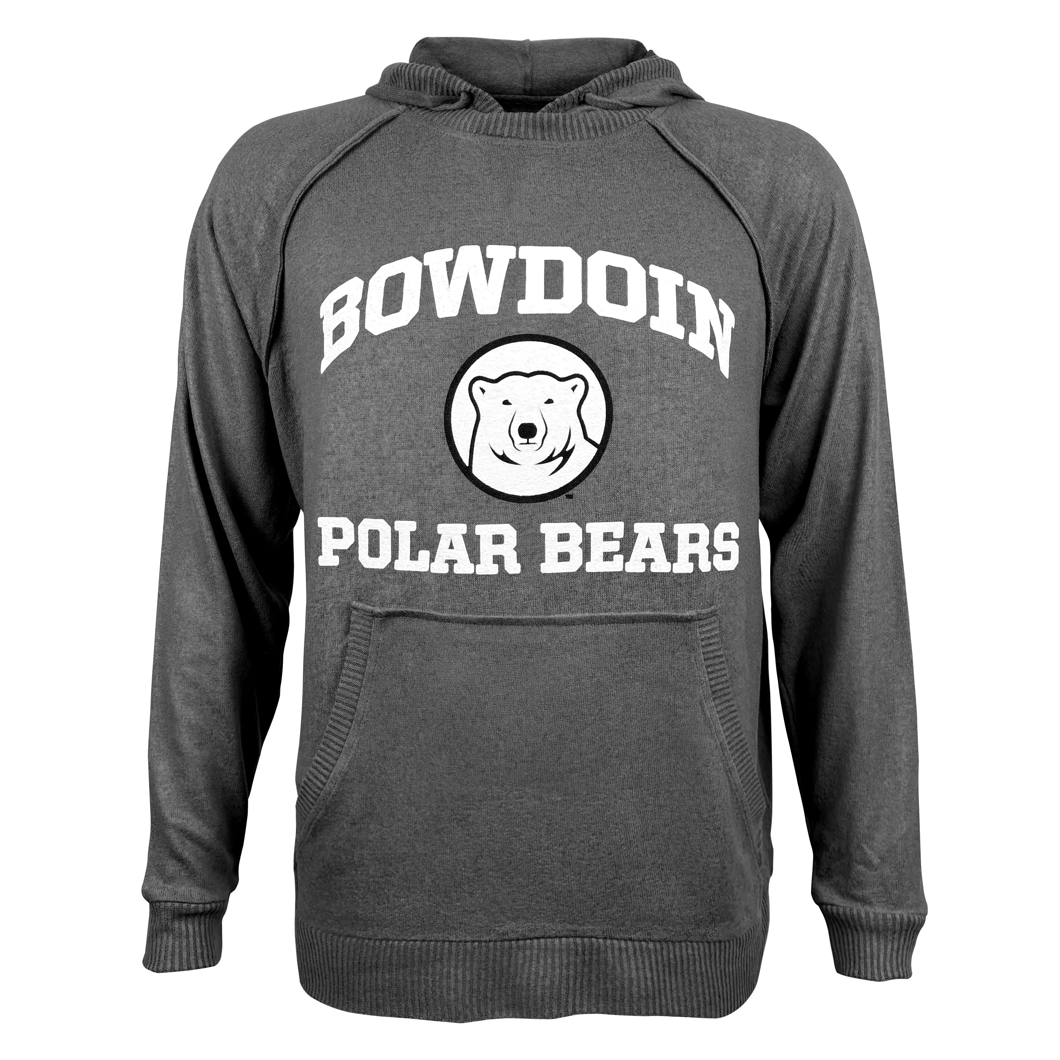 Bowdoin Polar Bears Cuddle Hoodie from Boxercraft Minimalist Button Placket