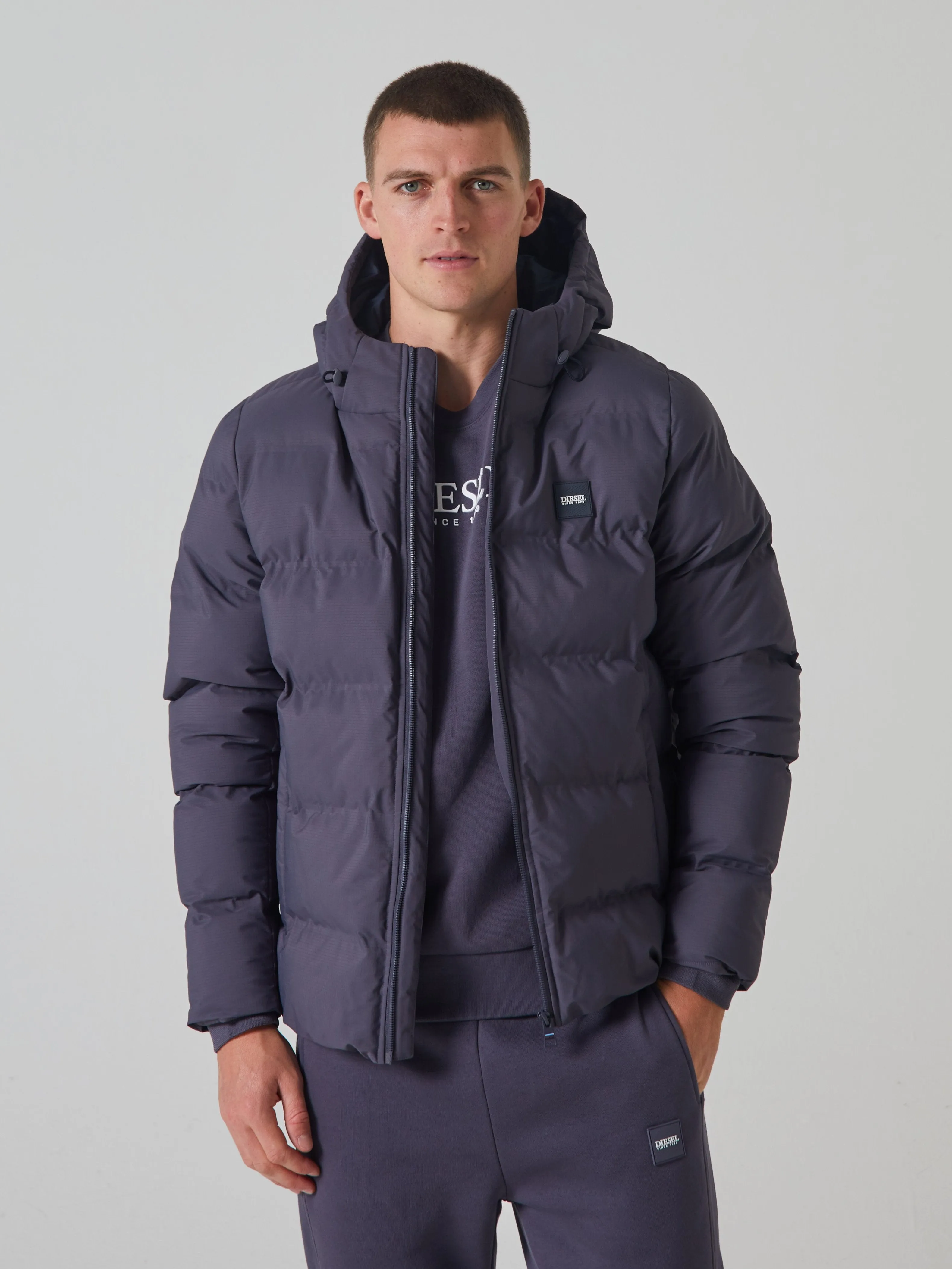 Benson Jacket Pluto Grey Strong Zip Smart Casual