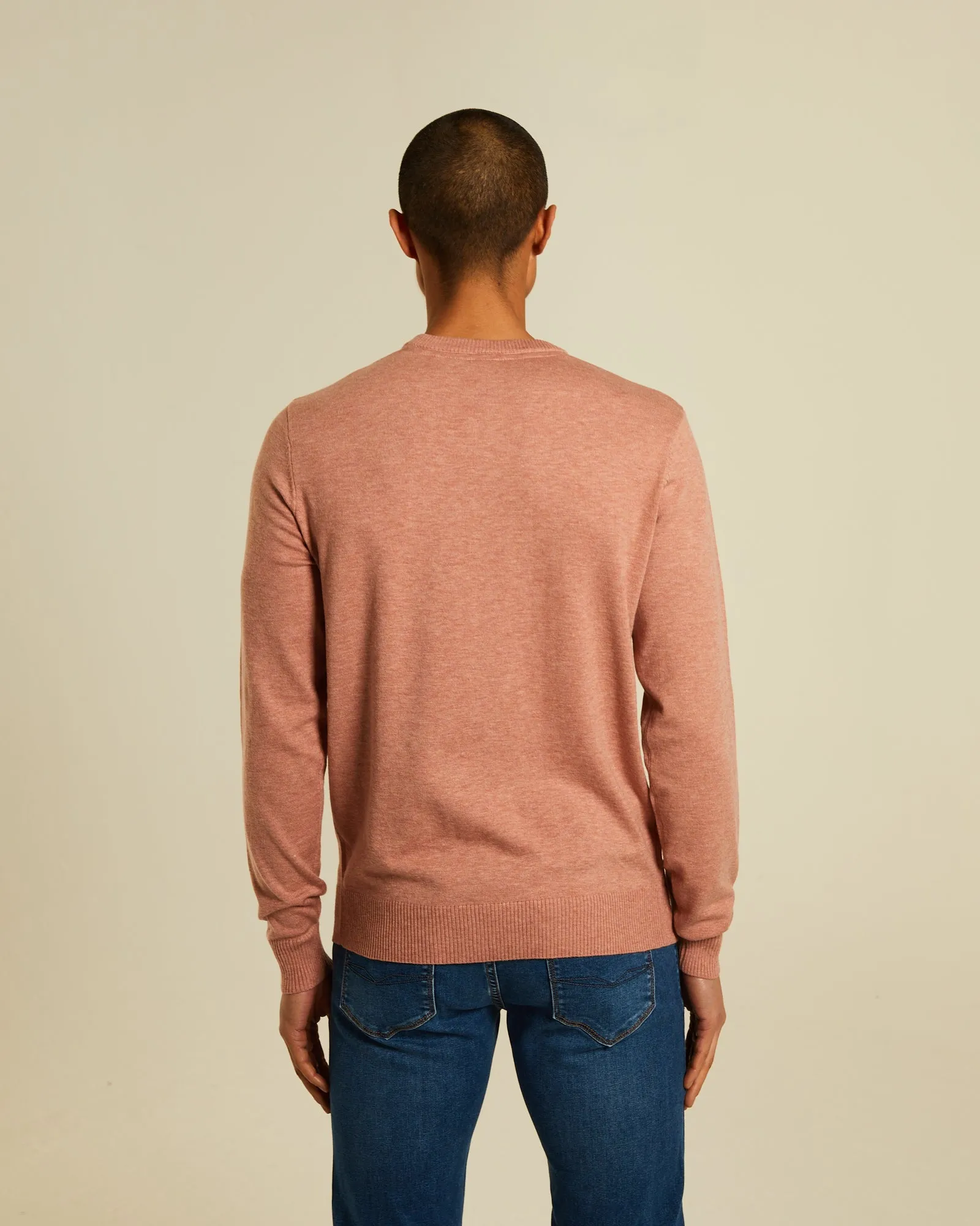 Effortless Look TemperatureRegulating Fabric Dylan Round Neck Plaster Pink