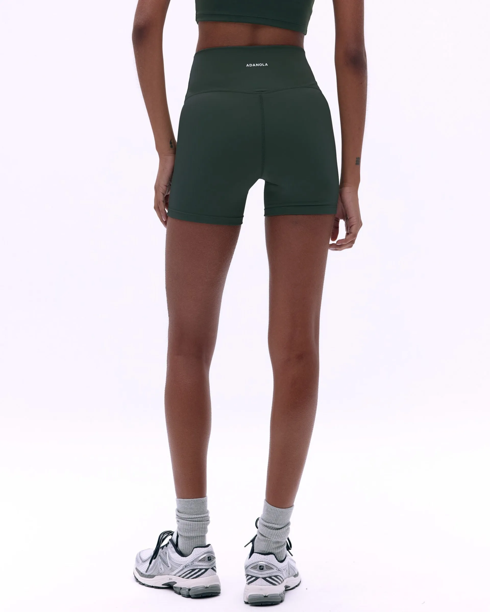 Ultimate Ultra Crop Shorts - Dark Olive AdjustableDrawstring Biodegradable Material Option