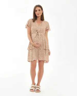 Sleep friendly Brook Layered Dress  Nutmeg