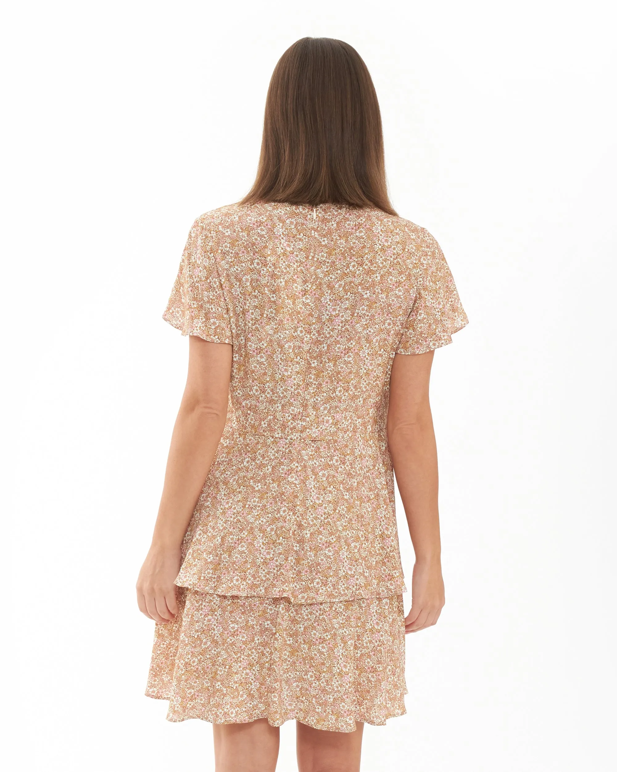 Brook Layered Dress  Nutmeg spring maternity