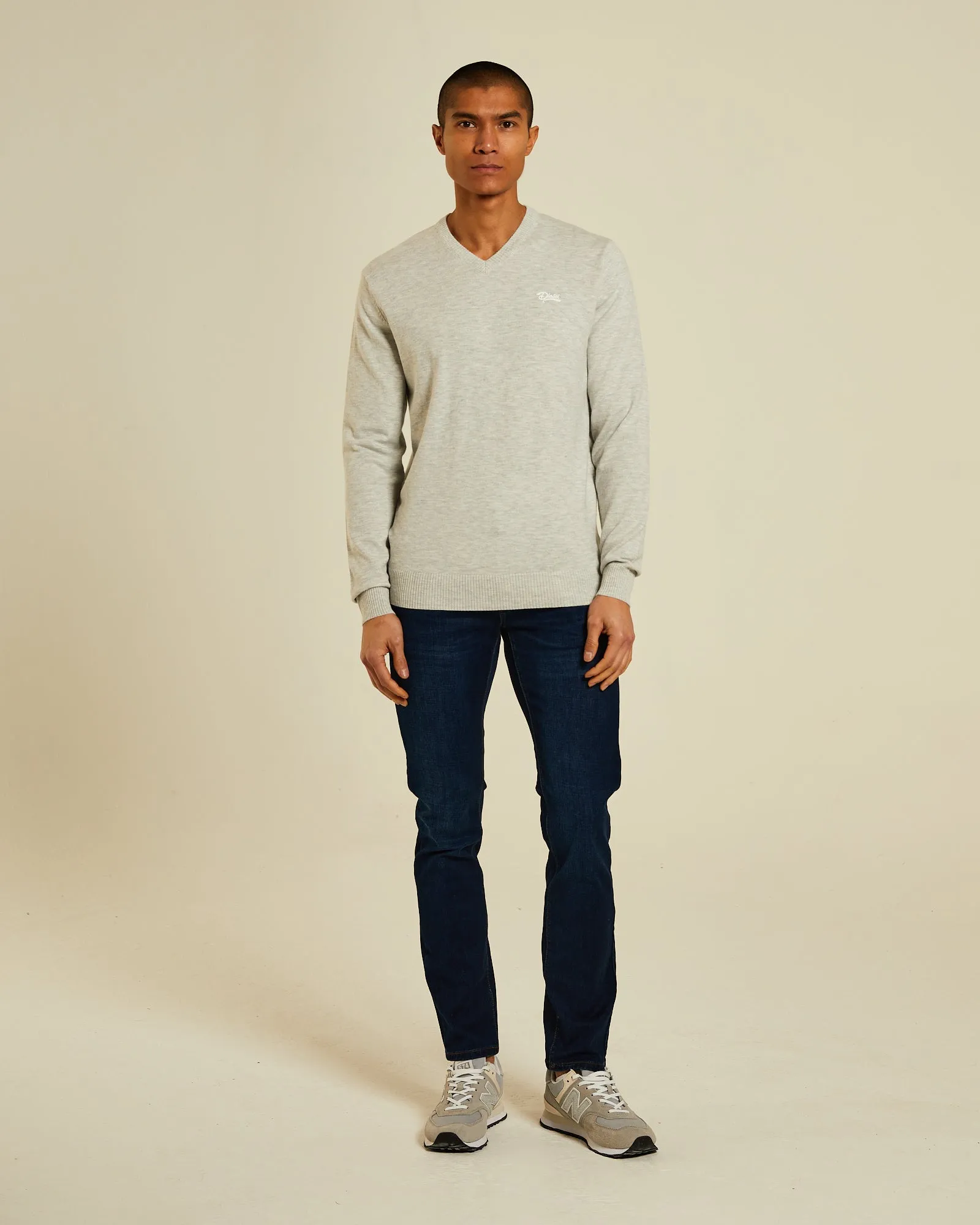 Daily Casual Tony V Neck Blizzard Marl